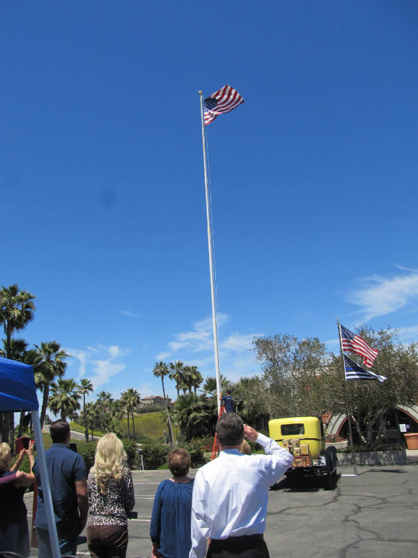 Flag raising ceremony 3