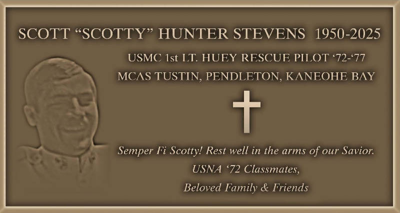 Scott Hunter Stevens Plaque